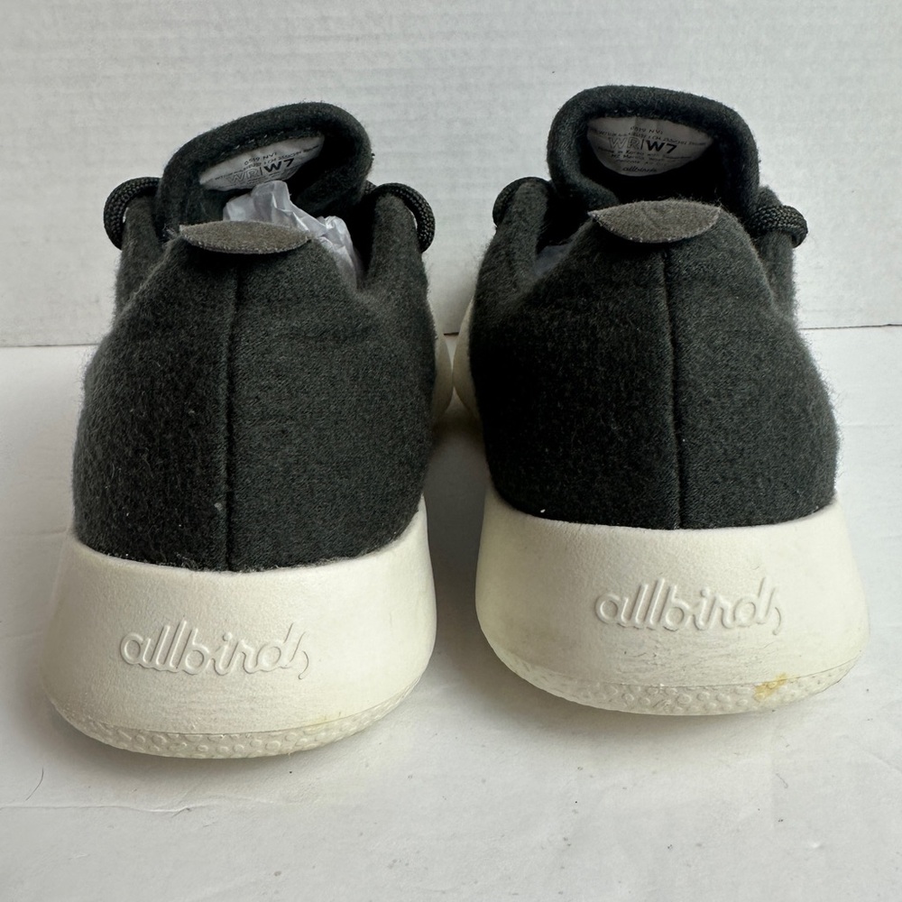 allbirds Women's Merino Wool Runners Sneakers in Jackalberry Dark Green Womens 7 - Picture 9 of 12